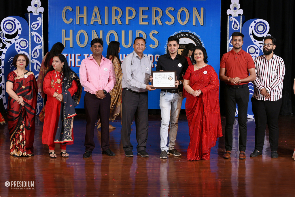 Presidium Rajnagar, CHAIRPERSON HONOURS’19: TEACHERS RECEIVE THE MOST PRESTIGIOUS HONOUR